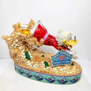 Jim Shore Disney Traditions Duck Tales Treasure Dive Scrooge McDuck 4046055